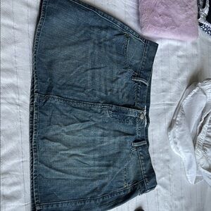 Old Navy Blue Denim Skirt